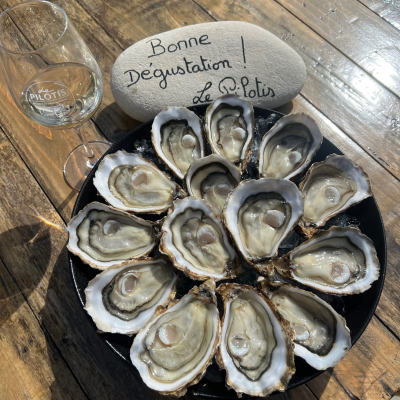 assiette d'huitres le Pilotis